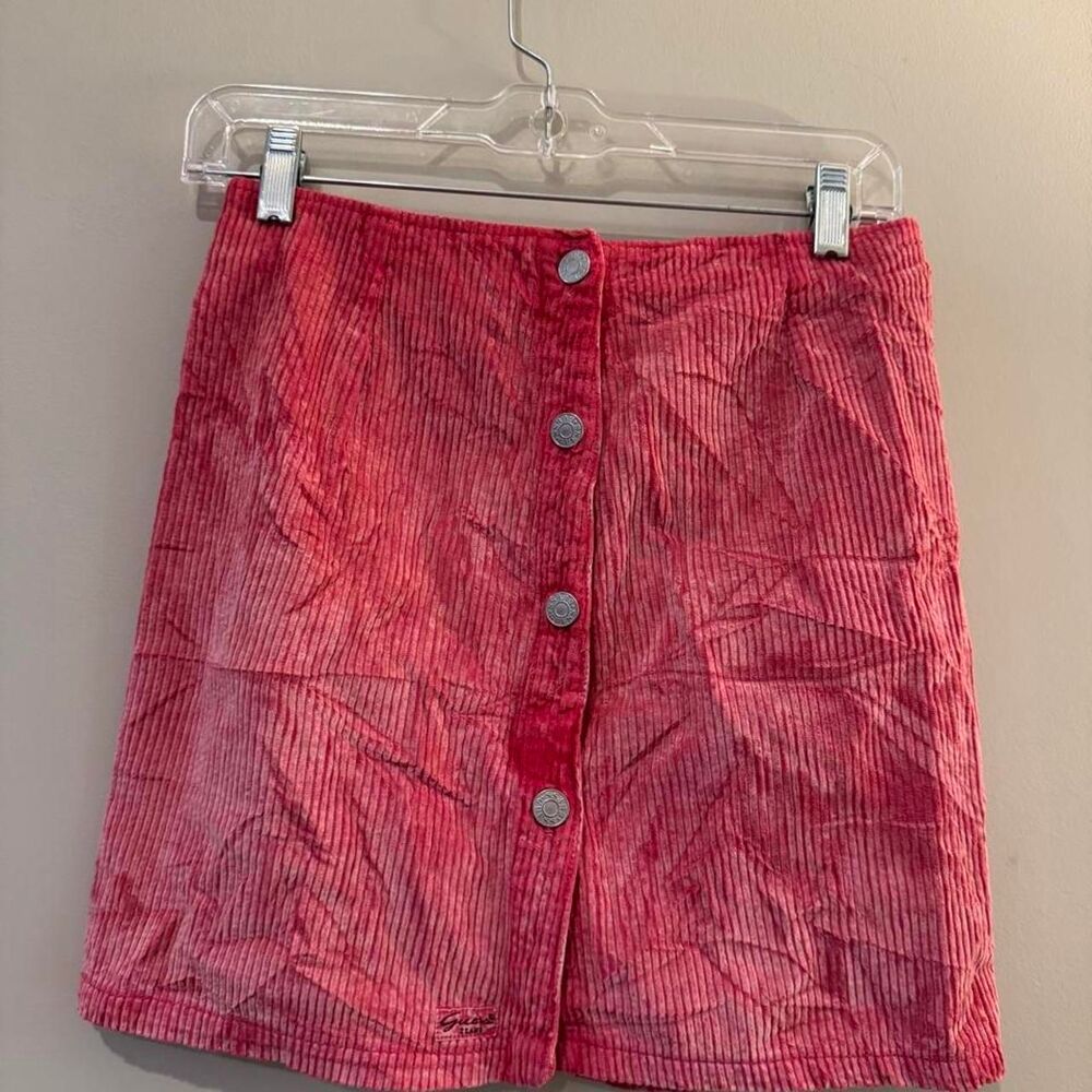 Guess Vintage Women's Pink Skirt Size 4